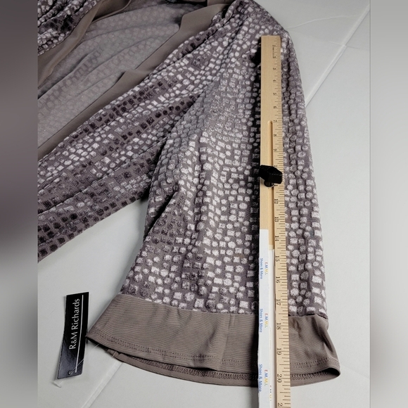 R&M Richards 7597W Short Plus Size 22W Jacket Dress - Picture 7 of 12